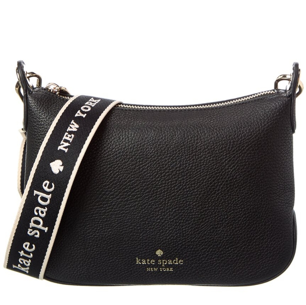 Kate Spade Black Pebbled Leather Crossbody Bag